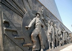 Москва. Монумент &laquo;Покорителям космоса&raquo;.